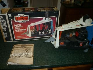 Vintage Star Wars Star Destroyer Playset With The Box