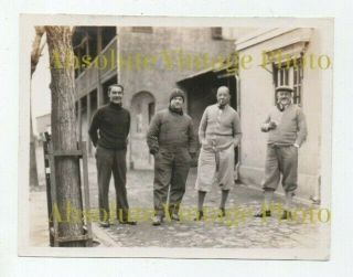 Old Photograph Group Of Shanghai Visitors China Vintage 1930s