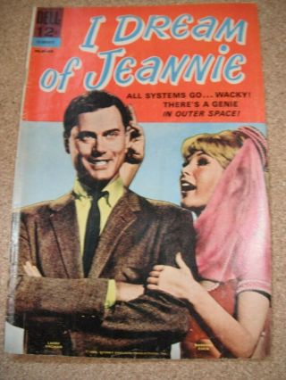 Vintage Dell December 1966 I Dream Of Jeannie No.  2 Comic Book (larry Hagman)
