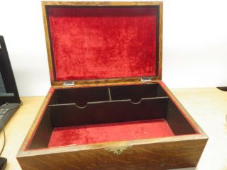 Antique Quarter Sawn Oak Stereoptician & Stereoview Library Case Box Lined