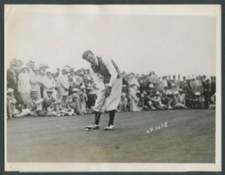 1928 Johnny Farrell Wins Miami Beach (florida) Golf Championship Vintage Photo