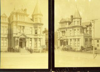 1880s San Francisco California Victorian Home 2 Cabinet Photo 