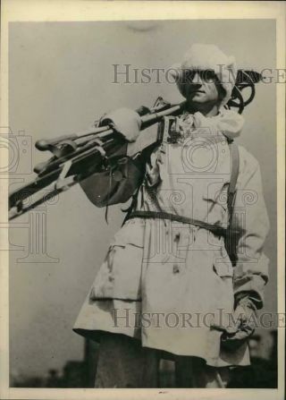 1940 Press Photo British Soldier In Norway,  World War Ii - Nom17372