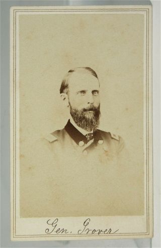 1860s Civil War Union General Cuvier Grover Cdv Photograph / Albumen Photo