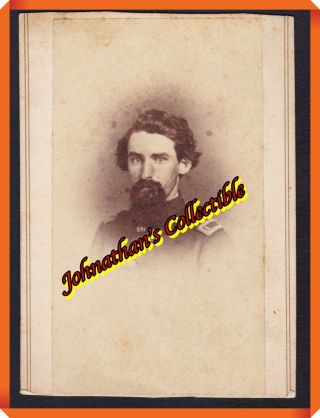 Jc&c - Cartes De Visite (cdv) Of Civil War Union Officer By T.  M.  Schleier 