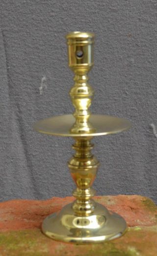 Antique Bronze Candlestick,  Dutch 17th.  18th.  Century