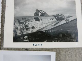 WW 2 GI PHOTOS OF DOWNED GERMAN FW 190 6