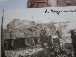 (TOP) ALFRED HARGESHEIMER German WW2 Waffen - XX Panzer Div 