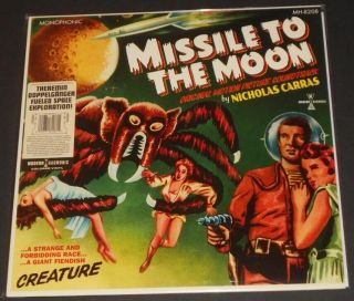 Missile To The Moon Usa Lp Red Vinyl Movie Poster Nicholas Carras Soundtrack