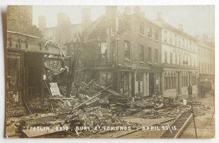 Bury St.  Edmunds,  Zeppelin Raid,  Ww1 - 1910 