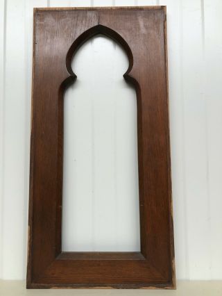 Gothic Carved Panel In Oak Circa 1900 - Panel 2 Of 8