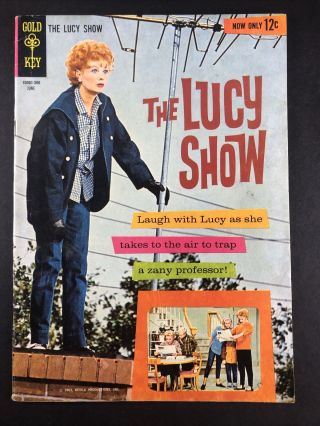 The Lucy Show 1 Gold Key Comics Photo Cover Lucille Ball June 1963 Silver Age Fn