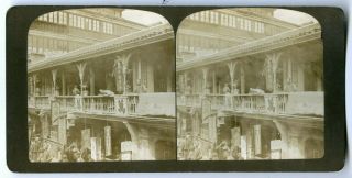 1900s Historic China A Second Level Tea House In Shanghai Stereoview - Bb