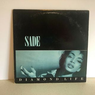 Sade Diamond Life Lp Album 1985 Portrait/cbs Records Label Fr 39581 Vg,