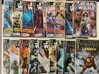 Star Wars Legacy Volume 2 Dark Horse 1 - 18 Full Complete Series Run