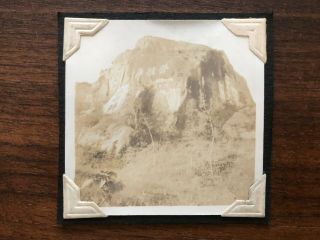 China Old Photo Amoy Canton Chefoo Swatow Monument Mountain 6x6 Cm