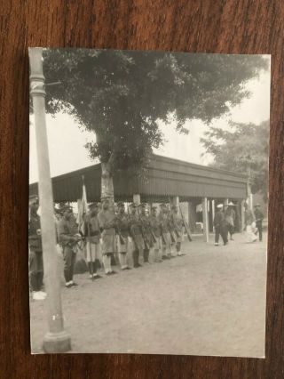 China Old Photo Amoy Canton Chefoo Swatow Chinese Military Soldiers