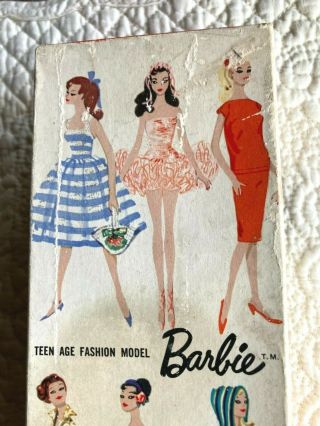 Vintage TM Box for 1,  2 or 3 Blonde Ponytail Barbie Doll in VG 2