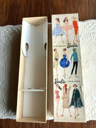 Vintage TM Box for 1,  2 or 3 Blonde Ponytail Barbie Doll in VG 6