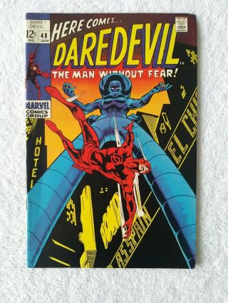 Daredevil 48 Jan 1969,  Unread Issue Great Find For 50 Year Old Comic Book