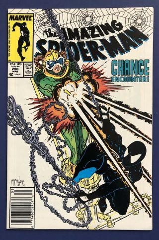 Spider - Man 298 (marvel 1988) 1st Mcfarlane Asm “newsstand”