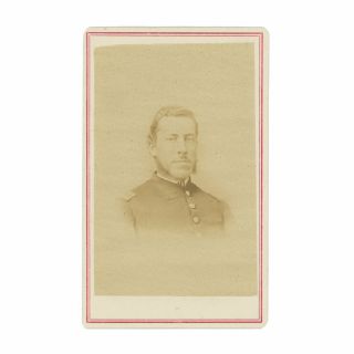 Civil War Cdv Of Union First Lieutenant