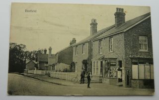 Vintage 1922 Postcard Of A Shop At Binfield Berkshire