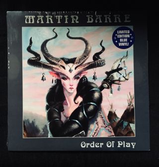 Martin Barre Order Of Play Lp Blue Vinyl (giutarist Jethro Tull) Cry You A Song