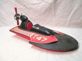 VINTAGE COX THIMBLE DROME WATER WIZARD BOAT OUTBOARD RACER 3