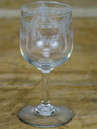 8 early 20th Century Louis XVI style wine glasses 3