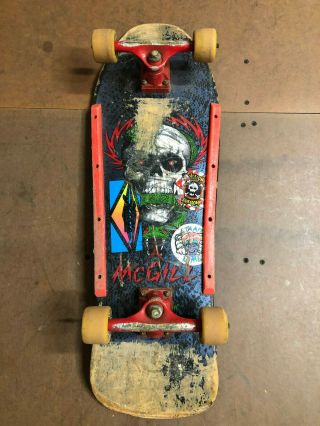 Vintage 1980s Powell Peralta Mike Mcgill Skull Snake Rare Skateboard