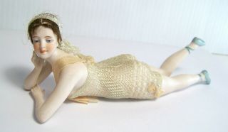 Galluba & Hofmann Bisque Bathing Beauty Doll beige outfit 2