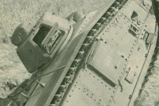 Abandoned French Char B1 Tank,  France 1940,  Ww2,  Photo