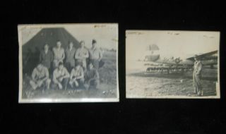 Two Ww2 Era Photographs.  U S Army Air Corps.  8th Af,  95th Bomb Group