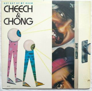 Cheech & Chong Get Out Of My Room Lp 1985 Mca - 5677 Born In East La