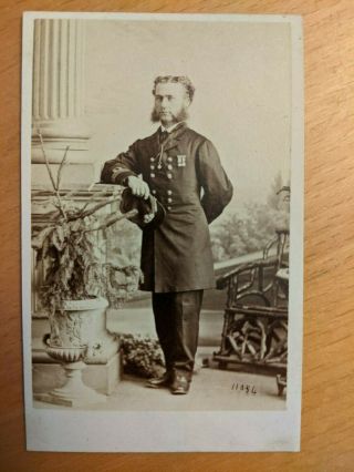 Photograph,  Military Or Police Officer Pre 1875? Montreal Canada Inglis