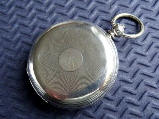 1880s Boxed Silver Keywind Gents Pocket Watch.  G & Reichman.  Antique. 2