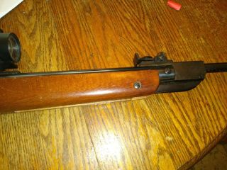 Vintage RWS Diana Model 34 Pellet Air Rifle.  177 Caliber Made In Germany w/Scope 4