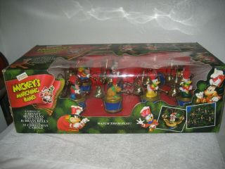 Vintage 1992 Mr Christmas Disney Mickey’s Marching Band Musical Bells 35 Songs