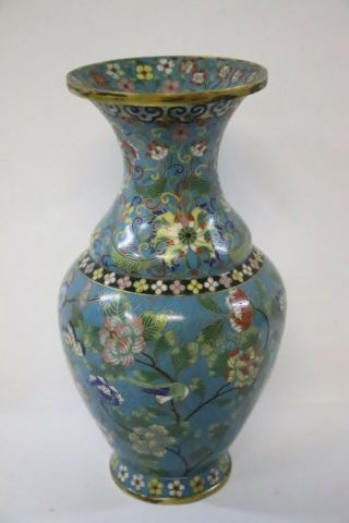 Chinese Vintage 19th Century Cloisonne Vase