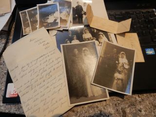 Helston Whirlwind Ww2 Marriage Letter To Dad V2 Rockets Woolwich & Photos