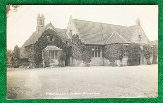 Somerton Monteclefe School Somerset Rp Vintage Postcard