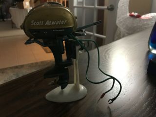 Vintage Toy Outboard Motor 1950’s Scott - Atwater 33 Hp.  Toy Outboard Boat K&o