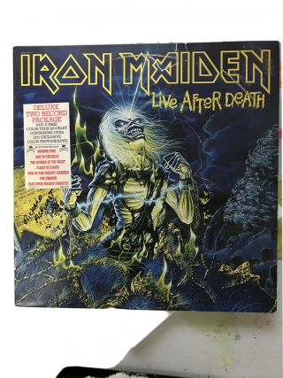Live After Death By Iron Maiden (vinyl,  1985,  2 Discs,  Emi)