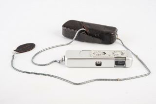 Vintage Minox A Subminiature Spy Camera With Complan 15mm Lens & Case V10