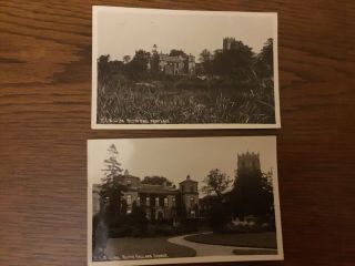 Vintage Postcards Of Blyth Hall And Church,  Doncaster