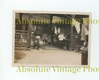 Old Photograph Chinese Workshop Shanghai China Vintage 1930s