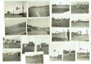 Chinese Photographs Military Sports Tientsin / Tianjin China Vintage 1920s