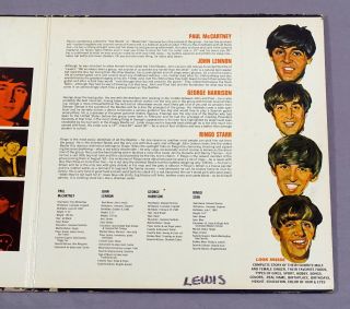 Songs,  Pictures and Stories of the Fabulous Beatles LP Vee Jay VJ 1092 3