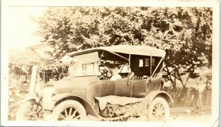 Vintage Photograph,  Baby In Old Car,  Black And White Photograph,  Vernacular